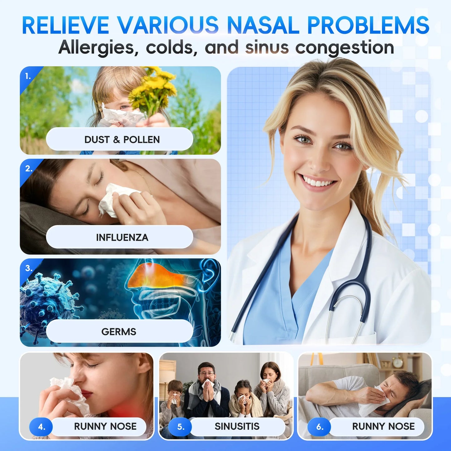 Dual-Action Nasal Cleaner